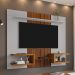 Painel Suspenso Tv 55 Pol 163 cm Atlas Off White Naturalle BECHARA