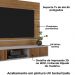 Painel Suspenso Tv 65 Pol 160 cm Ambar Cinamomo Off White BECHARA