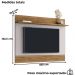 Painel Suspenso Tv 75 Pol 180 cm Icarai Cinamomo Off White BECHARA