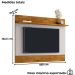 Painel Suspenso Tv 75 Pol 180 cm Icarai Naturalle Off White BECHARA