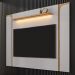 Painel Suspenso Tv 75 Pol 180 cm Maresias Off White Cinamomo BECHARA