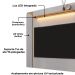 Painel Suspenso Tv 75 Pol 180 cm Maresias Off White Cinamomo BECHARA