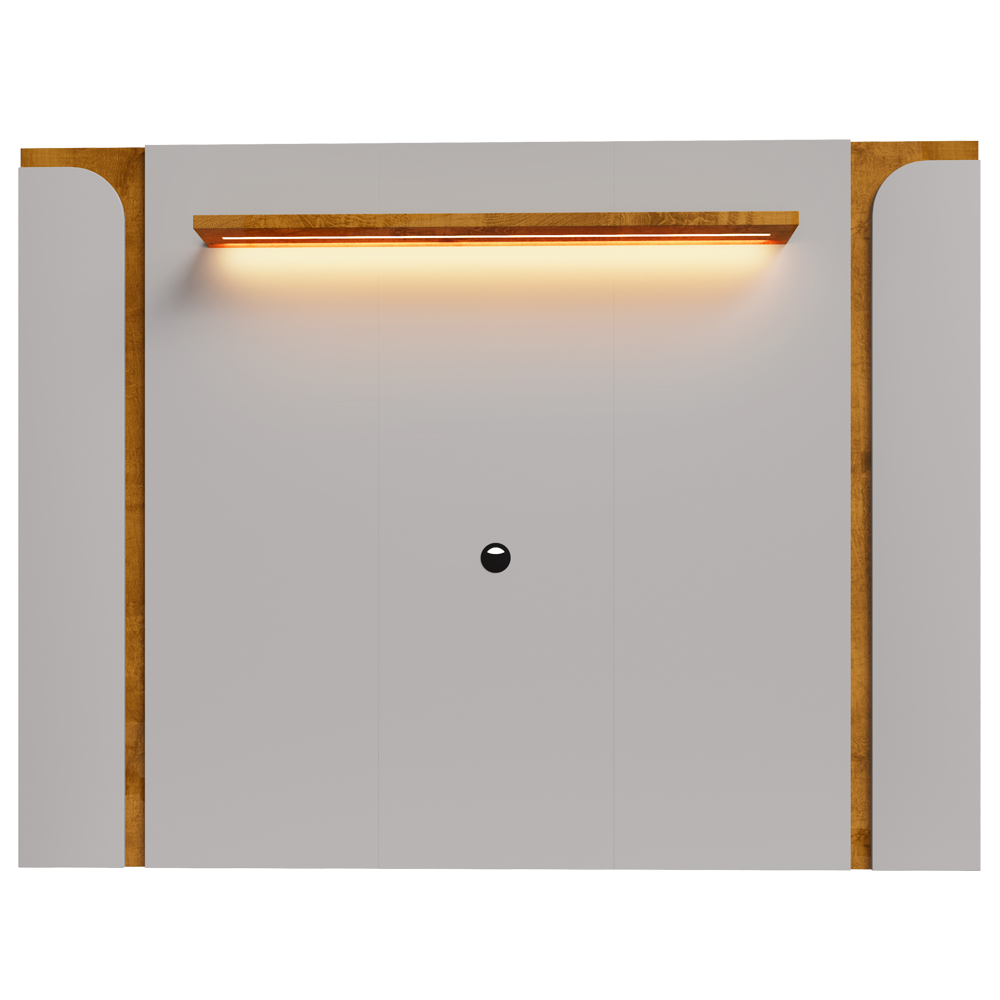 Painel Suspenso Tv 75 Pol 180 cm Maresias Off White Naturalle BECHARA