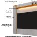 Painel Suspenso Tv 75 Pol 180 cm Maresias Off White Naturalle BECHARA