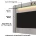 Painel Suspenso Tv 75 Pol 180 cm Maresias Off White Pistache BECHARA