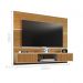 Painel para TV Formoso Cinomomo Off White Efeito Ripado