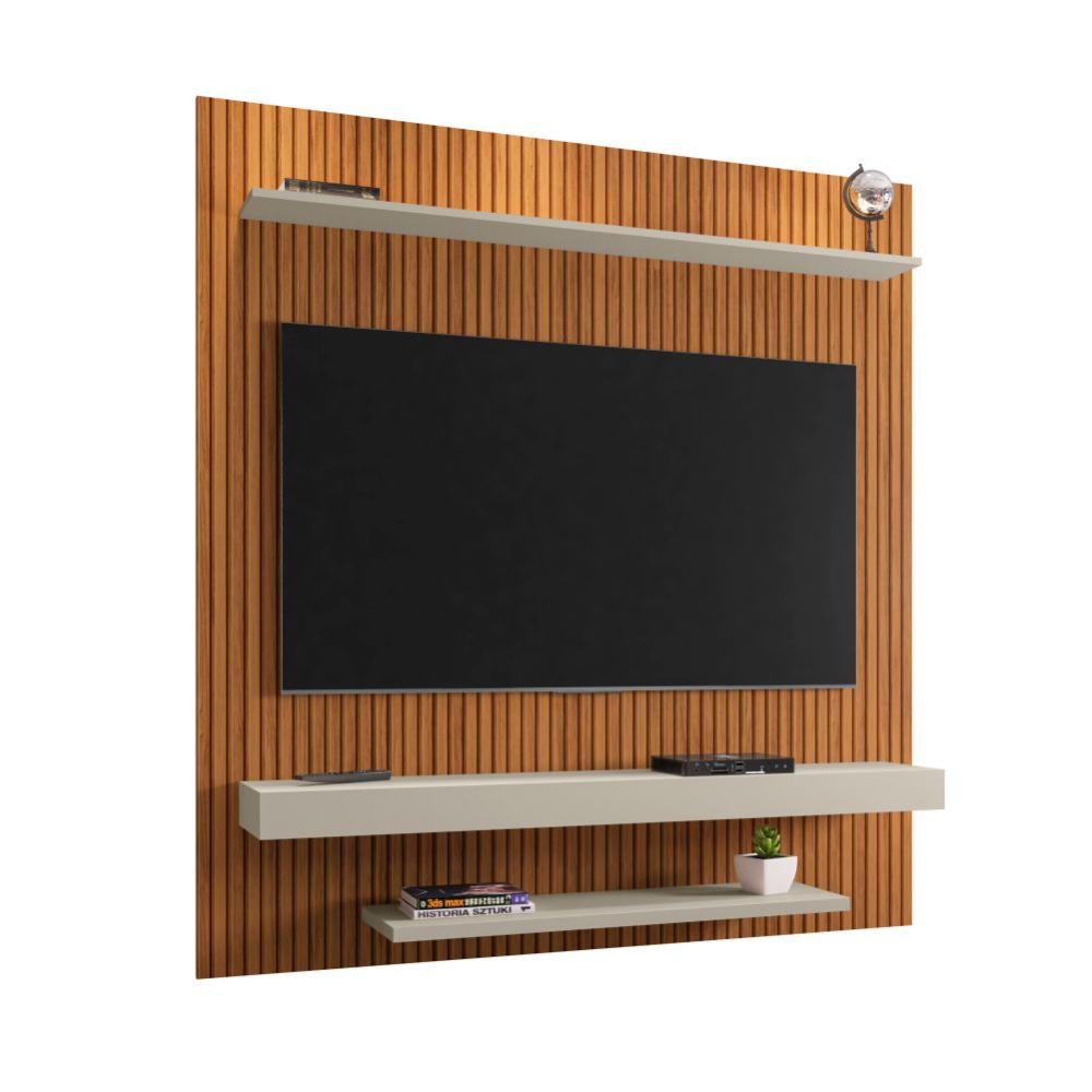 Painel para Tv 60" Paris Ripado Off White