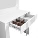 Penteadeira Espelho Camarim Rouge 90 cm Branco BECHARA 