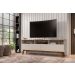 Rack 2 Portas com Nicho Samantta Off White Cinamomo