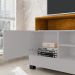 Rack Bancada Tv 48 Pol Pipa 108 cm Off White Naturalle BECHARA