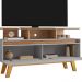 Rack Bancada Tv 50 Pol 120 cm Rubi Cinamomo Off White BECHARA