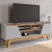 Rack Bancada Tv 65 Pol 160 cm Turim Off White Cinamomo BECHARA
