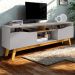 Rack Bancada Tv 75 Pol 180 cm Ilhabela Off White Cinamomo BECHARA