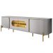 Rack Bancada Tv 75 Pol Organico 180 cm Juquehy Off White Cinamomo BECHARA