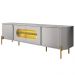 Rack Bancada Tv 75 Pol Organico 180 cm Juquehy Off White Pistache BECHARA