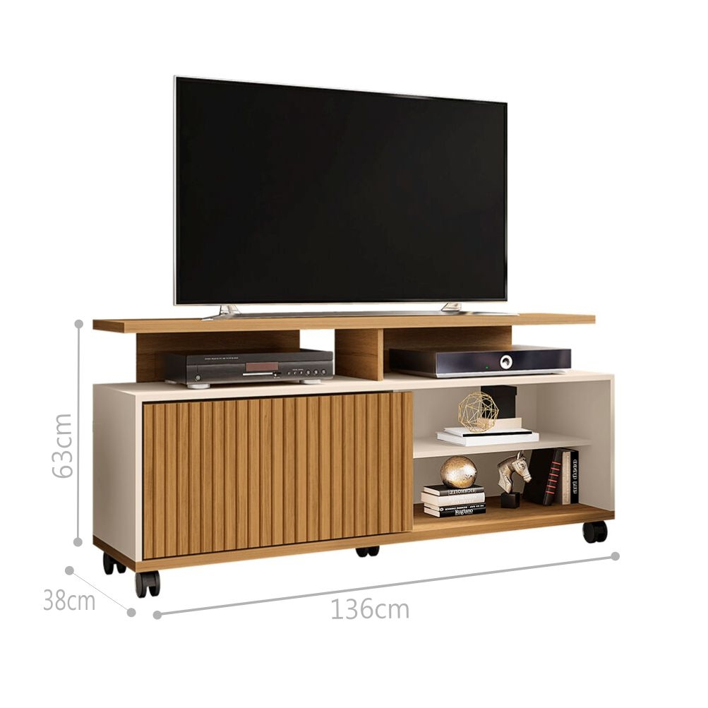 Rack Capixaba Cinomomo Off White Ripado