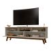Rack para TV com Portas Assussena Off White Cinamomo