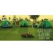 Barraca de Acampar Camping Iglu 2 Pessoas com Mosquiteiro Coluna D`Água 300mm Bel Fix Verde