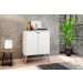 Aparador Buffet Retro Equador 2 Portas Branco Bela Casa