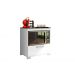 Balcão Para Cooktop 5 bocas e Forno 1 Porta Albânia Branco Bela Casa