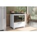 Balcão para Cooktop 5 Bocas 1Porta Branco Albânia Bela Casa