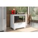 Balcão para Cooktop 5 Bocas 1Porta Branco Albânia Bela Casa