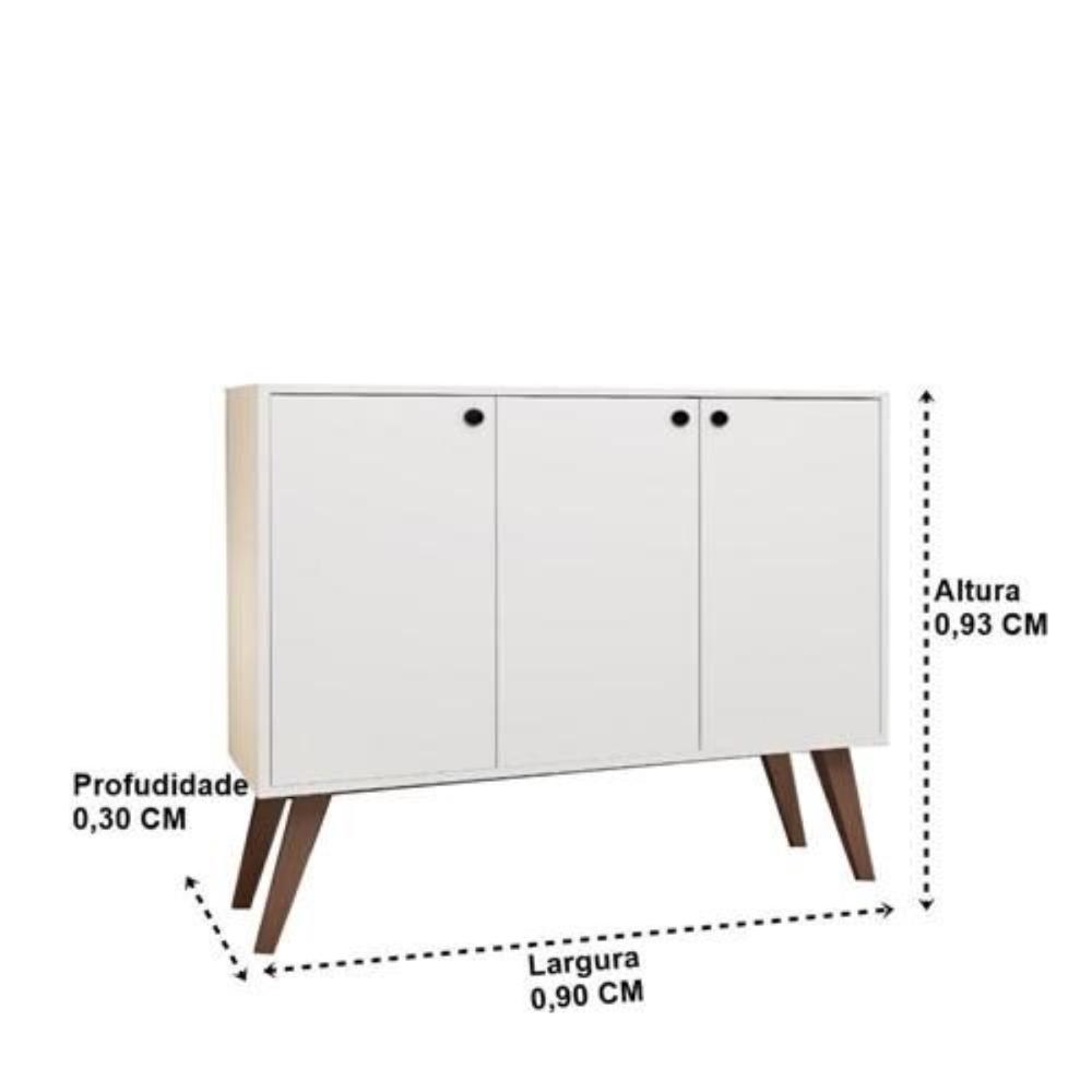 Balcao Aparador Congo Branco Bela Casa