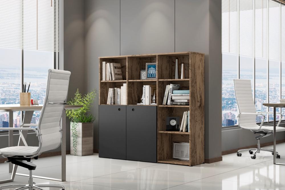 Estante Para Livros E Escritório Monaco Castani Bela Casa