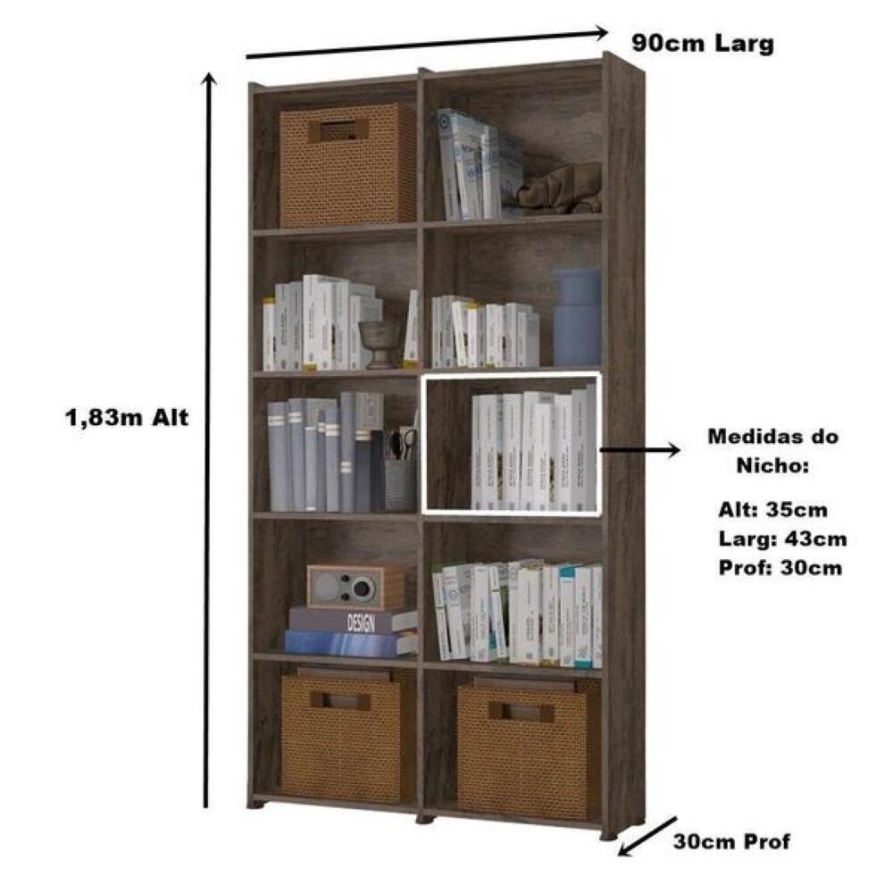 Estante Para Livros Holanda Castani Bela Casa