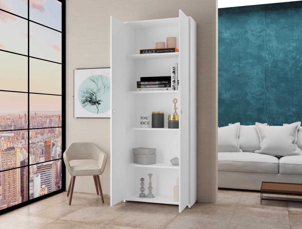 Estante para Escritorio Chade Branco Bela Casa