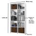 Estante para Livros Holanda Branco 10 Nichos Bela Casa