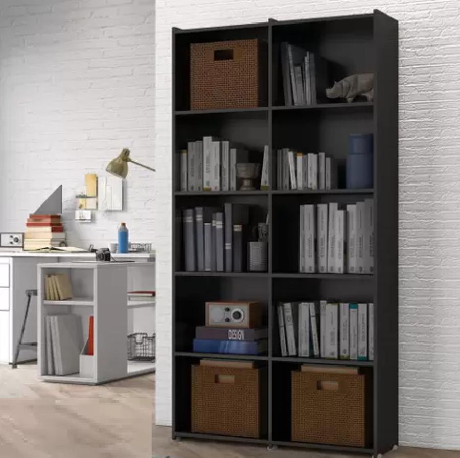 Estante para Livros Holanda Preto Bela Casa