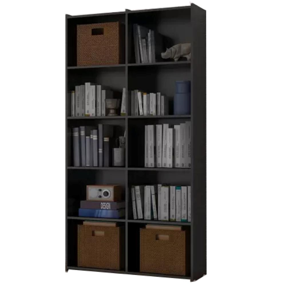 Estante para Livros Holanda Preto Bela Casa