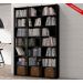 Livreiro Multiuso 18 Prateleiras Preto Montenegro Bela Casa