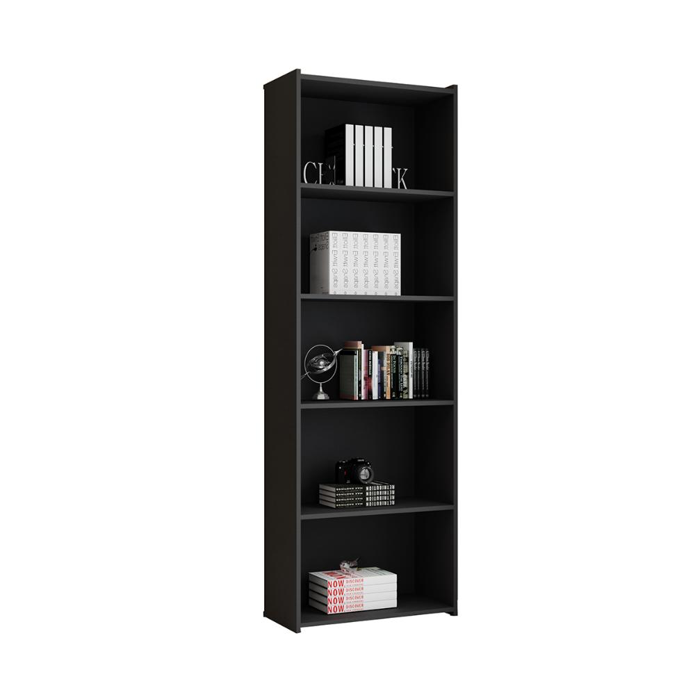 Livreiro Suiça Preto Bela Casa