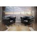 Conjunto 2 Poltronas Duquesa 1 Lugar Chesterfield Capitonê - Preto