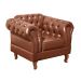 Conjunto De 2 Poltronas Dom Pedro Chesterfield Capitonê - Caramelo