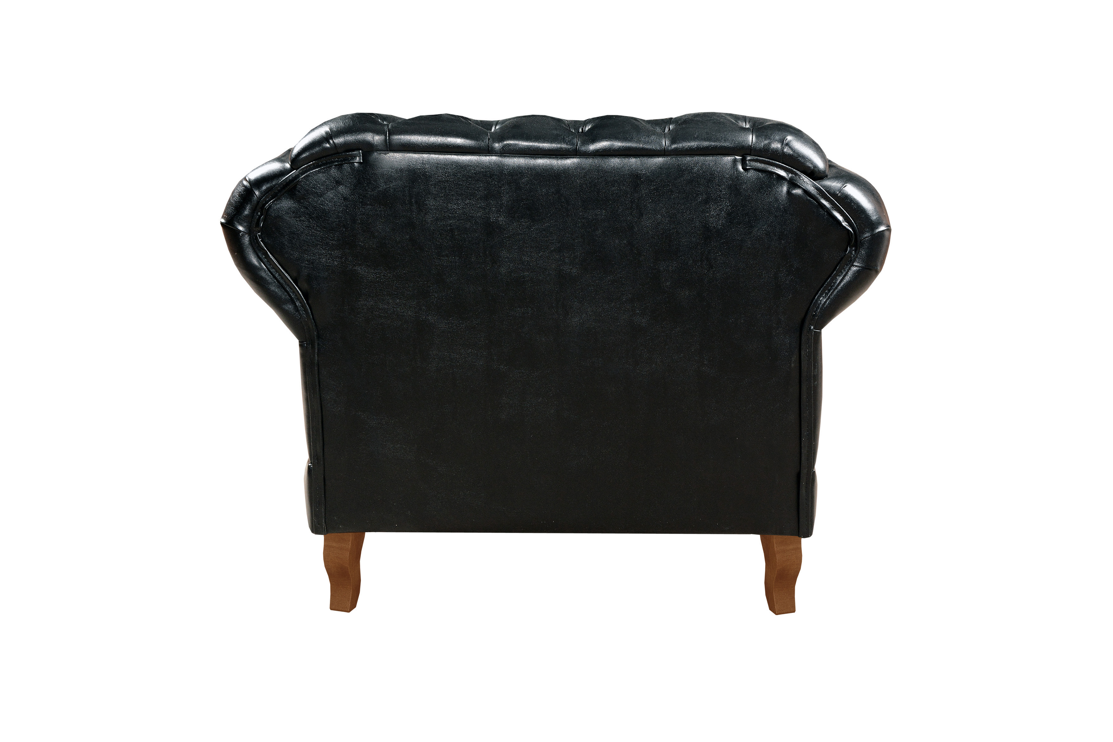 Conjunto De 2 Poltronas Dom Pedro Chesterfield Capitonê - Preto