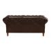 Conjunto De Poltronas E Sofá Dom Pedro 2 Lugares Chesterfield Capitonê - Café