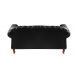 Conjunto De Poltronas E Sofá Dom Pedro 2 Lugares Chesterfield Capitonê - Couríssimo Preto