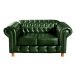 Conjunto De Sofá 2 E 3 Lugares Luís Xv Chesterfield Capitonê - Courìssimo Verde