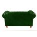 Conjunto De Sofá 2 E 3 Lugares Luís Xv Chesterfield Capitonê - Courìssimo Verde