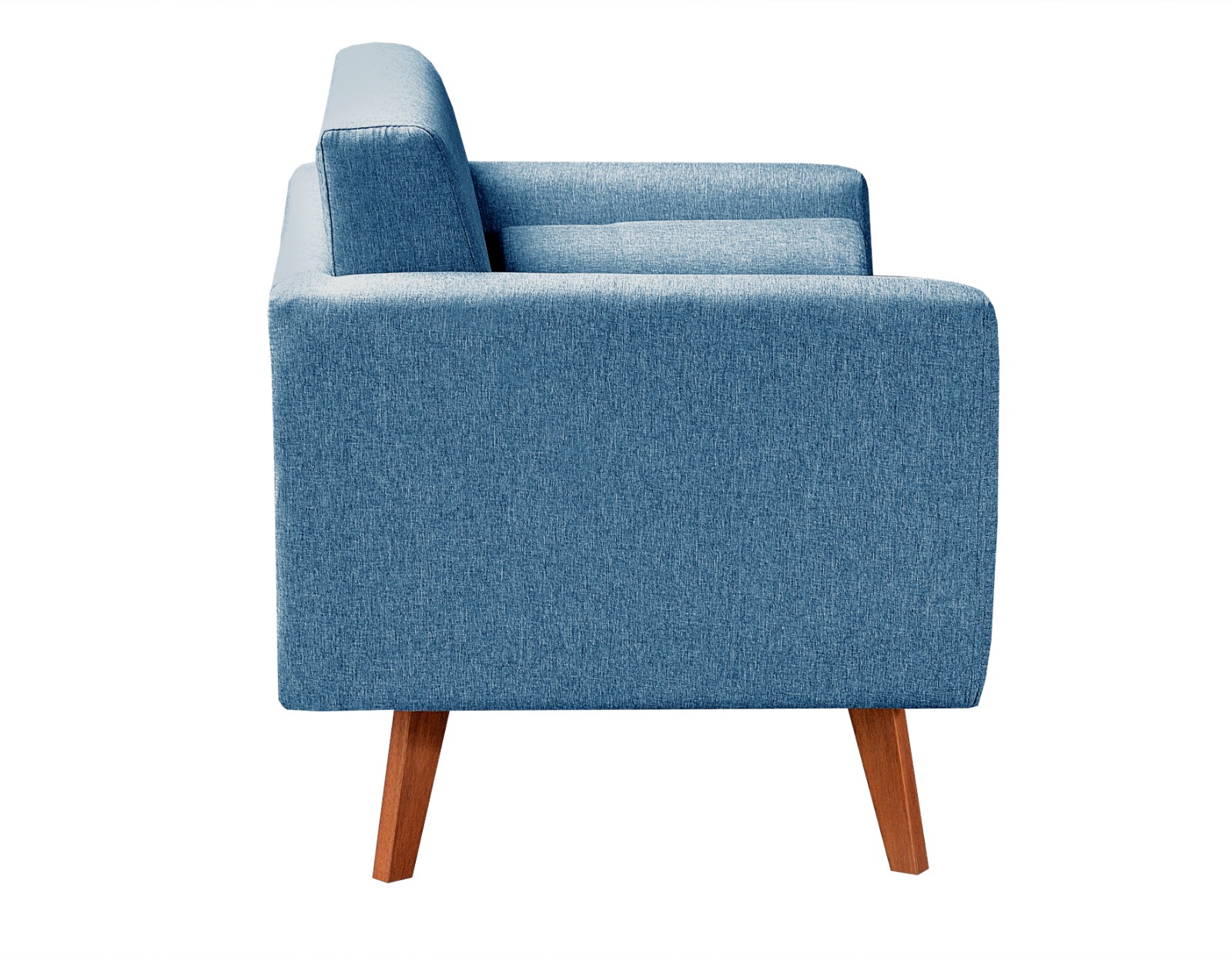 Conjunto De Sofá 2 Lugares E Poltrona Luma - Linho Azul