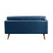 Conjunto De Sofá 2 Lugares E Poltronas Luma - Linho Azul