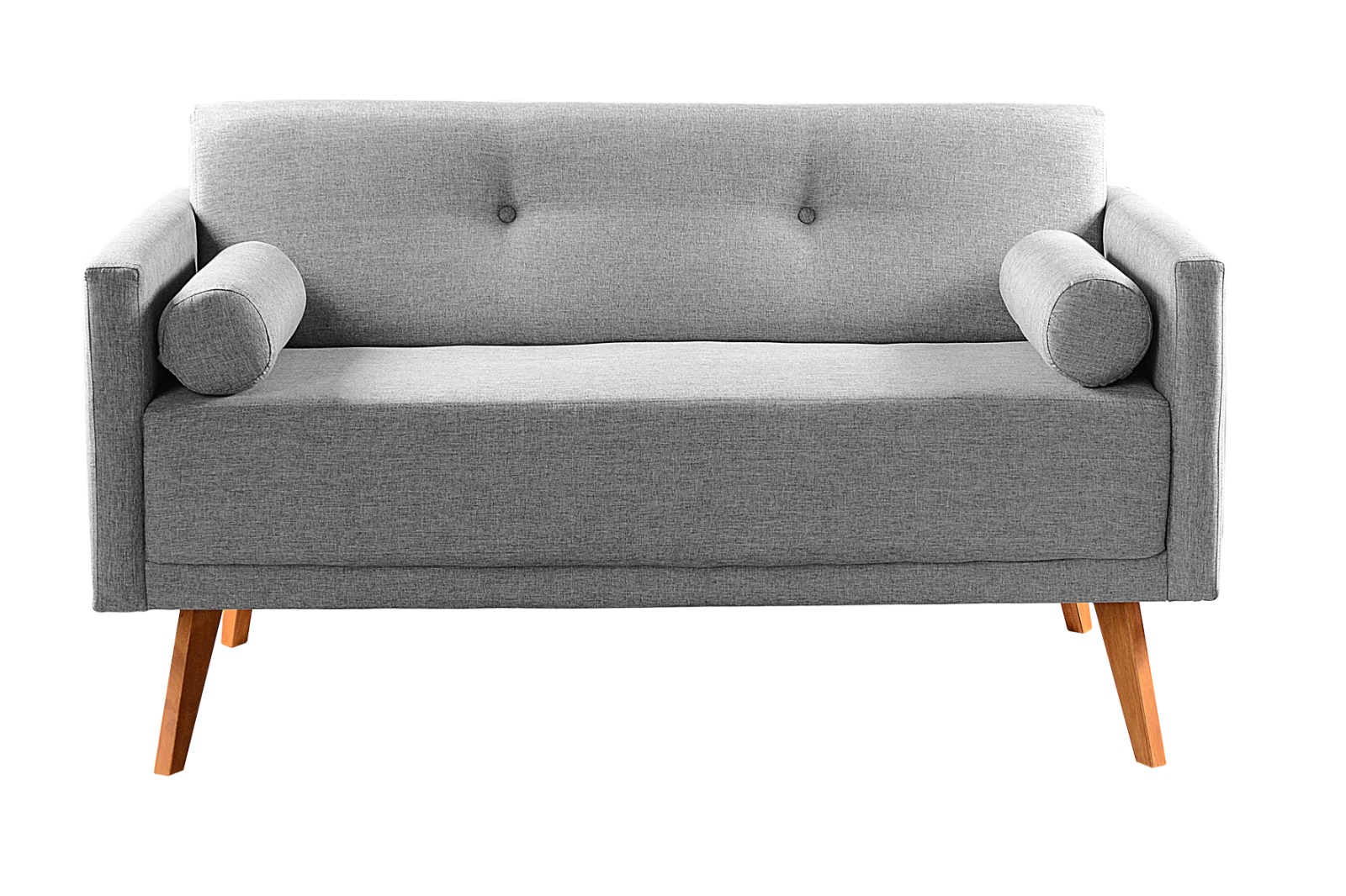 Conjunto De Sofá 2 Lugares E Poltronas Luma - Linho Cinza