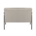 Conjunto Namoradeira 2 Lugares E 2 Poltronas Decorativas Jade - Linho Bege