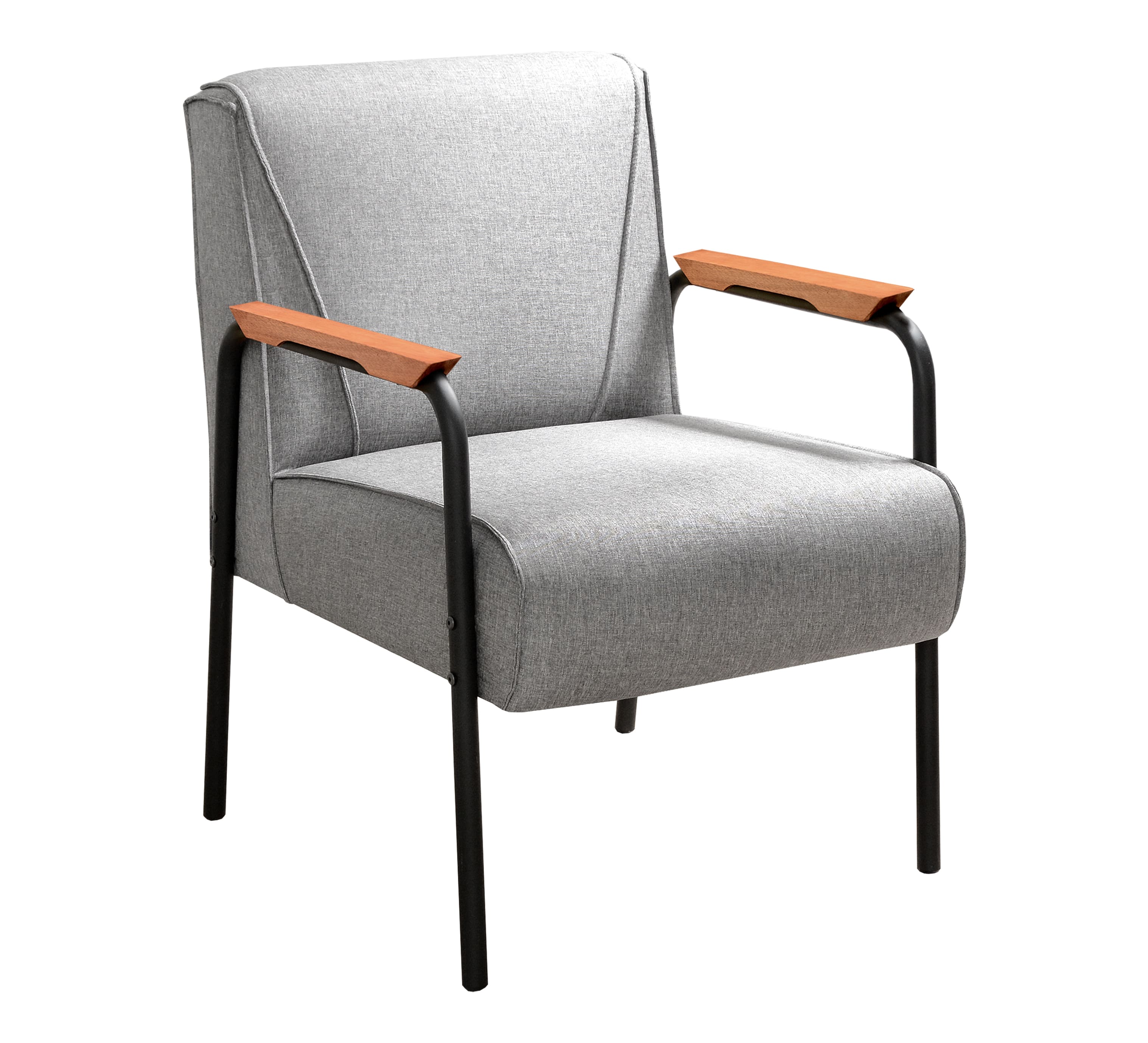 Conjunto Namoradeira 2 Lugares E 2 Poltronas Decorativas Jade - Linho Cinza