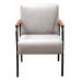 Conjunto Namoradeira 2 Lugares E 2 Poltronas Decorativas Jade - Suede Bege