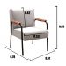 Conjunto Namoradeira 2 Lugares E 2 Poltronas Decorativas Jade - Suede Bege