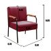 Conjunto Namoradeira 2 Lugares E 2 Poltronas Decorativas Jade - Suede Bordô